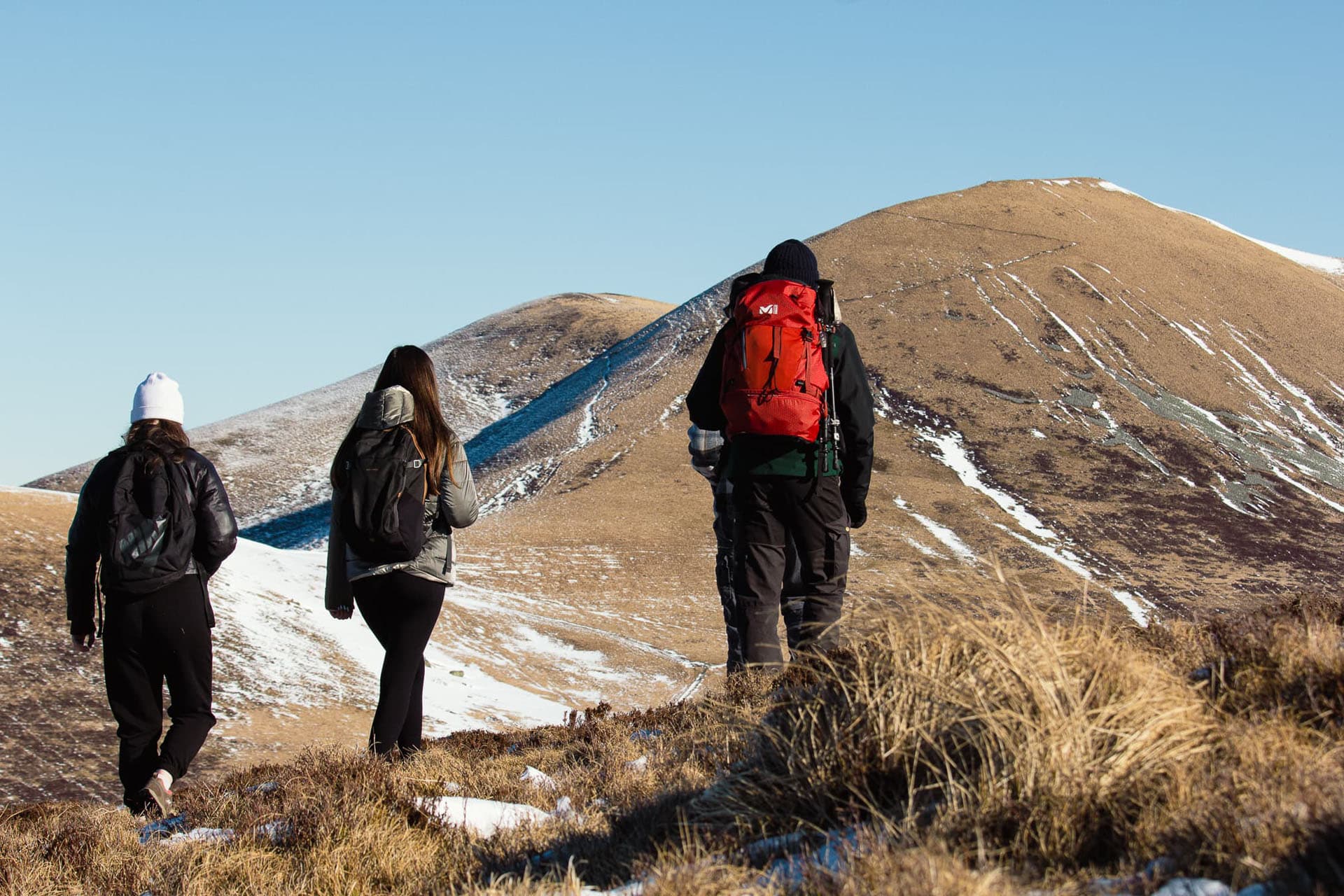 Randonnée avec un guide en hiver dans le massif du Sancy